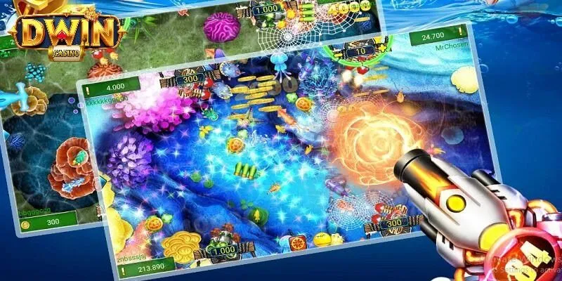 Bắn Cá DWIN - Săn Boss Khủng Dễ Dàng Nhận Thưởng Cực Lớn 4 Các vũ khí lợi hại trong game săn cá