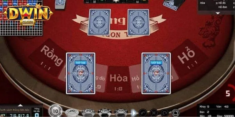 Rồng Hổ DWIN - Hướng Dẫn Chi Tiết Dành Cho Thành Viên Mới 2 Các bước chơi Rồng hổ DWIN