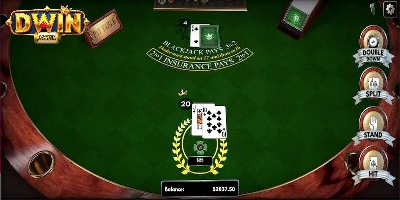Blackjack DWIN - Siêu Phẩm Cá Cược Casino Đỉnh Cao 2025 3 Các trường hợp thắc đặc biệt trong Blackjack online